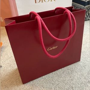 Authentic Cartier shopping bag (paper)